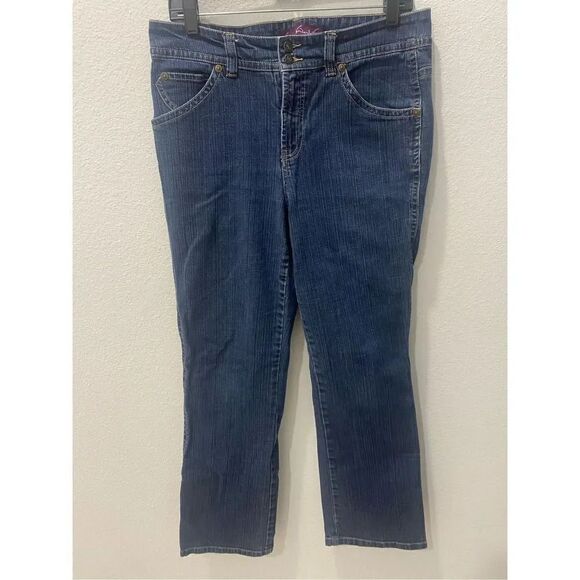 Gloria Vanderbilt Straight Leg Jeans Size 12 - Picture 1 of 6